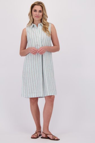 Voorkant van Gestreept kleedje met pastelkleuren  door Libelle voor Dames