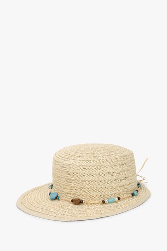 Geweven hoed met ketting detail van Modeno voor Dames