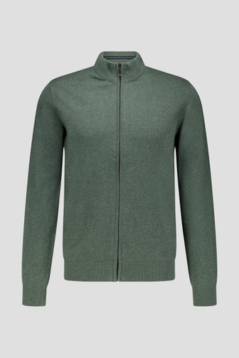 Gilet vert zippé