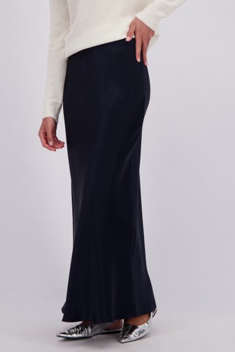 Voorkant van Glanzende blauwe rok door D'Auvry Studio voor Dames