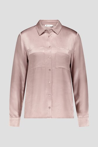 Glanzende oudroze blouse van D'Auvry voor Dames