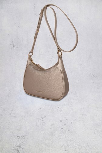 Voorkant van Goudkleurige schoudertas met sjaaltje door Laurent David voor Dames