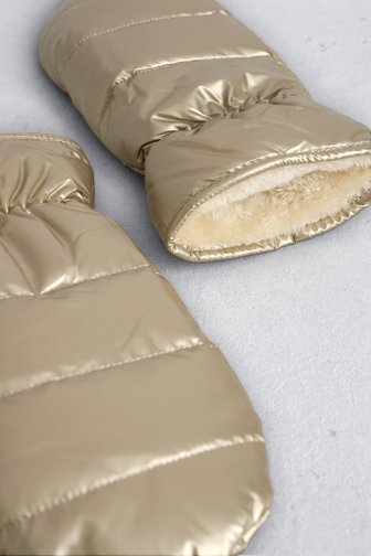 Voorkant van Goudkleurige wanten door Liberty Island voor Dames