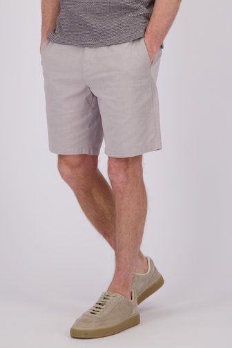 Grijze bermuda met elastische tailleband van Dansaert Blue voor Heren