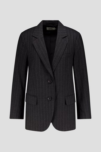 Extra foto 4 van Grijze blazer met krijtstreep en studs door Louise voor Dames