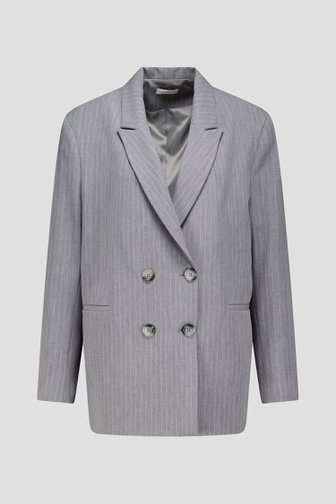 Grijze blazer met krijtstreep van Liberty Island voor Dames