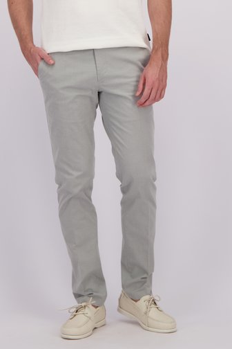 Voorkant van Grijze chino - Louisiana - regular fit door Brassville voor Heren