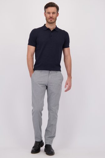 Voorkant van Grijze chino - New York - Regular fit  door Brassville voor Heren