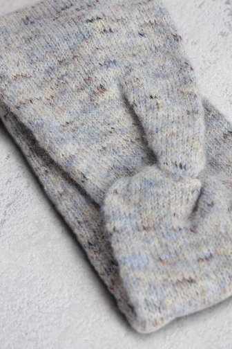 Voorkant van Grijze gemêleerde hoofdband door Libelle voor Dames