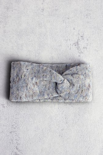 Voorkant van Grijze gemêleerde hoofdband door Libelle voor Dames