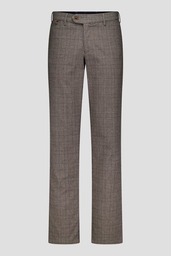 Brassville Grijze geruite chino - Dallas - Slim fit