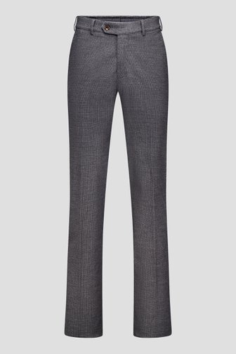 Voorkant van Grijze geruite chino - Vancouver - Regular fit door Brassville voor Heren