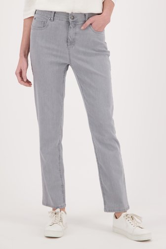 Grijze jeans met elastische taille - comfort fit van Anna Montana voor Dames