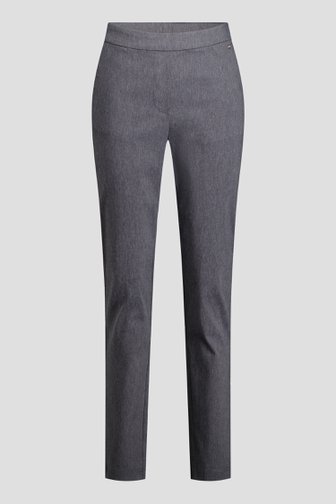 Productfoto 1 van Grijze stretchbroek met elastische tailleband door Claude Arielle voor Dames