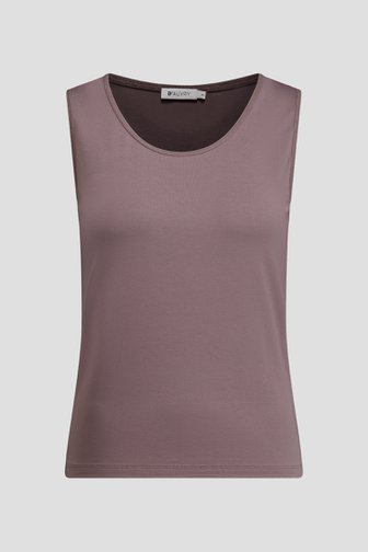 Voorkant van Grijze top met ronde hals door D'Auvry voor Dames