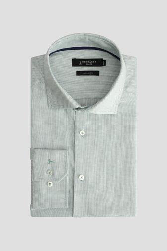 Productfoto 1 van Groen geruit hemd - Regular fit door Dansaert Black voor Heren