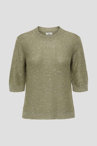 Productfoto 1 van Groen glinsterend truitje door JDY voor Dames