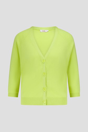 Groene cardigan met V-hals  van Libelle voor Dames