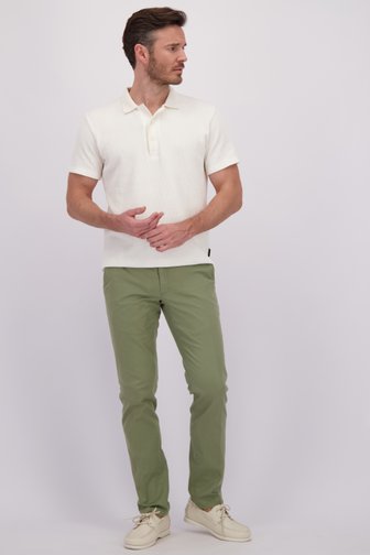 Voorkant van Groene chino - Louisiana - Regular fit  door Brassville voor Heren