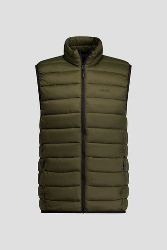 Productfoto 1 van Groene gewatteerde bodywarmer door Regatta voor Heren
