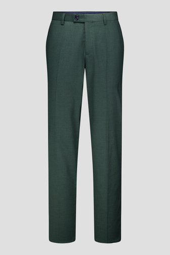 Voorkant van Groene kostuumbroek - Regular fit door Dansaert Black voor Heren