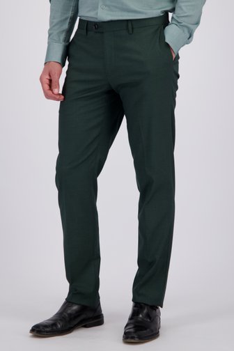 Voorkant van Groene kostuumbroek - Regular fit door Dansaert Black voor Heren