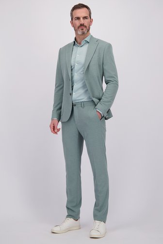 Voorkant van Groene kostuumbroek - Slim fit door Dansaert Black voor Heren