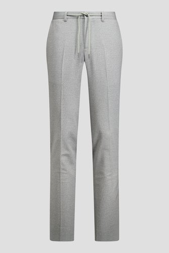 Productfoto 1 van Groene kostuumbroek - Slim fit - Sanchez door Dansaert Black voor Heren