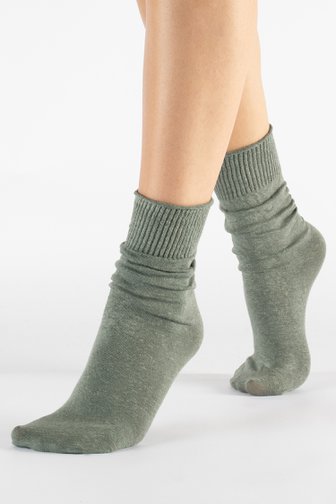 Groene linnen sokken van Cette voor Dames