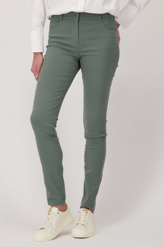 Groene stretchbroek van Claude Arielle voor Dames