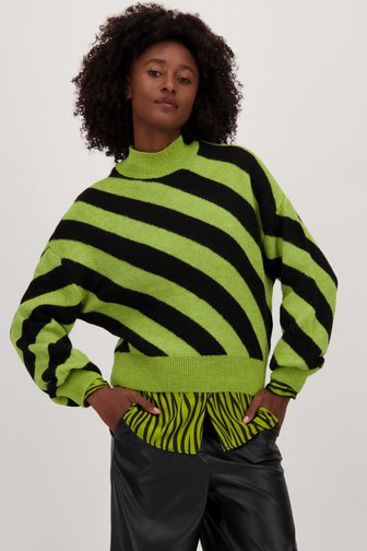 Groene trui met zwarte print van JDY voor Dames