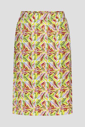 Halflange rok met kleurrijke print  van Claude Arielle voor Dames
