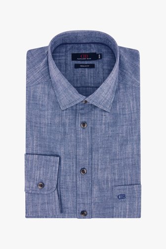 Hemd met jeanslook - regular fit  van Dansaert Blue voor Heren
