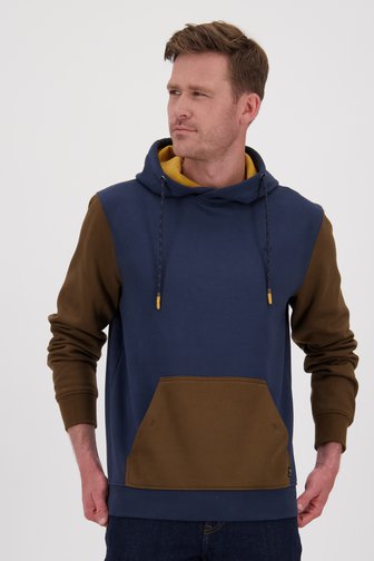 Hoodie met colour block van Ravøtt voor Heren
