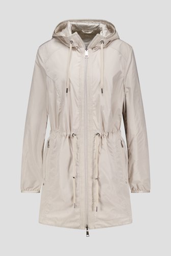 Imperméable à capuche beige clair de Barbara Lebek pour Femmes