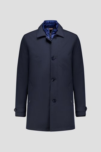 Photo produit 1 de Imperméable matelassé bleu de District pour Hommes