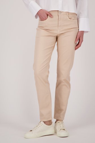 Jean beige - Tammy - Straight fit de Liberty Island Denim pour Femmes