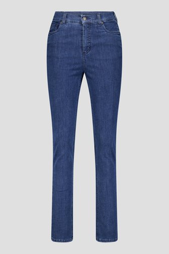Jean bleu avec stretch et taille élastiquée de Claude Arielle pour Femmes