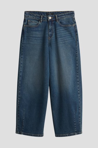 Le devant de Jean bleu – Barrel fit – Longueur 7/8 de Opus pour Femmes