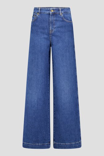 Le devant de Jean bleu foncé - Wide leg fit de Liberty Island Denim pour Femmes