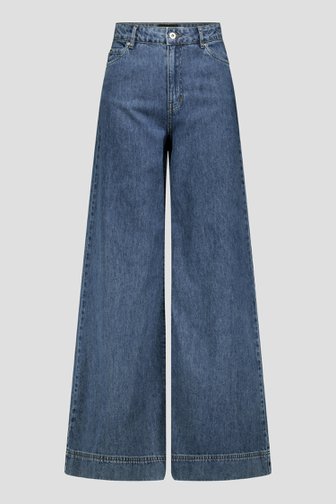 Le devant de Jean bleu moyen évasé de AC by Annelien Coorevits pour Femmes