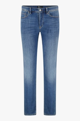 Le devant de Jean bleu moyen - Lars – slim fit - L36 de Liberty Island Denim pour Hommes
