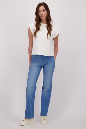 Le devant de Jean bleu - Straight fit de Angels pour Femmes