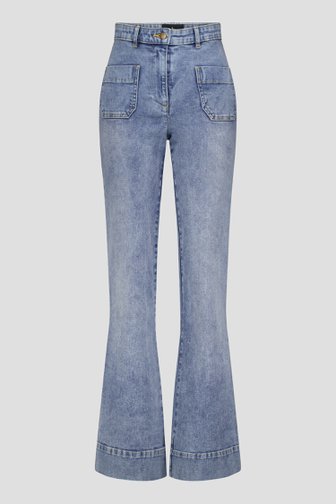 Jean bootcut bleu délavé de AC by Annelien Coorevits pour Femmes