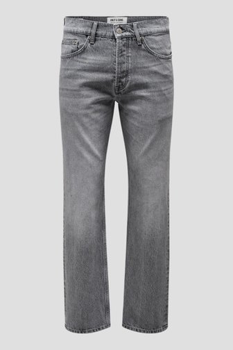 Jean gris - Straight fit de ONLY & SONS pour Hommes