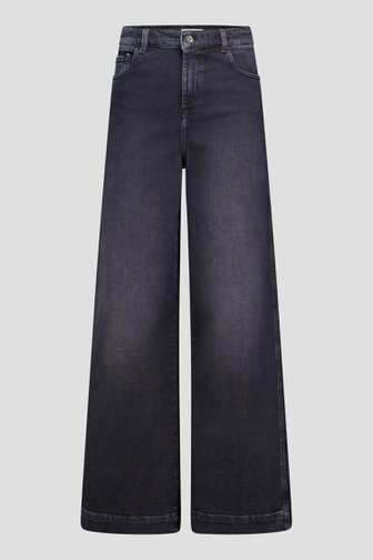 Le devant de Jean noir – Wide leg fit de Liberty Island Denim pour Femmes