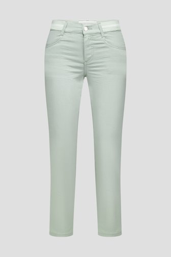 Jean vert avec taille élastique - longueur 7/8 de Angels pour Femmes