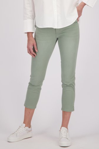 Jean vert avec taille élastique - longueur 7/8 de Angels pour Femmes