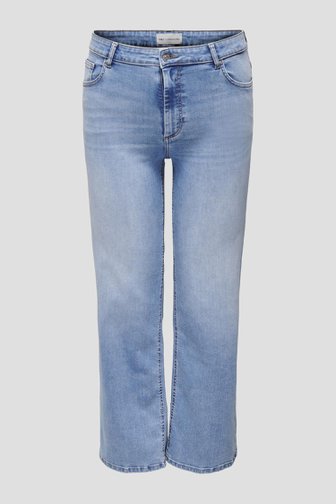 Jeans bleu clair à jambe large de Only Carmakoma pour Femmes