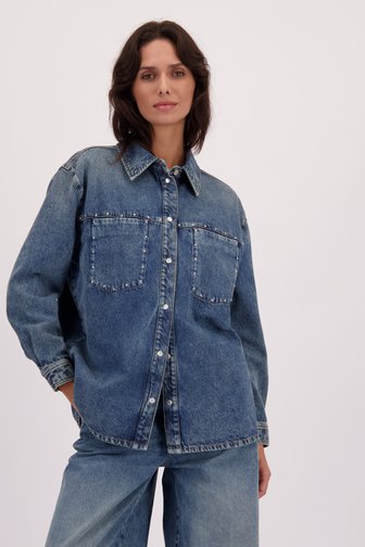 Extra foto 1 van Jeanshemd met zilveren studs door Louise voor Dames